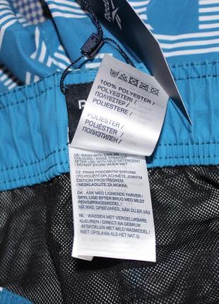 Reebok swim short with text logo print спортивні шорти плавки оригінал8 фото