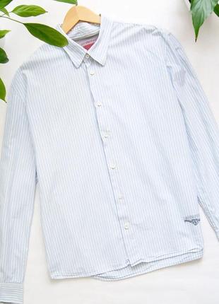 Блакитна сорочка в смужку levis