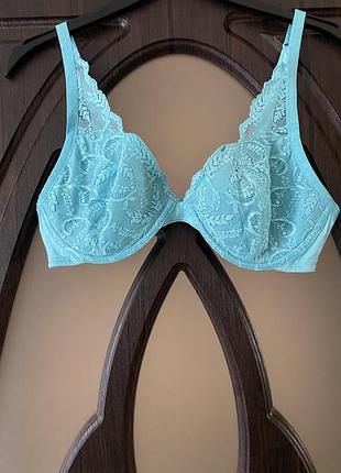 Шикарний, ажурний, блакитний 💙 бюстгальтер