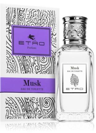 Etpo musk edt италия 50ml/45ml остаток.1 фото