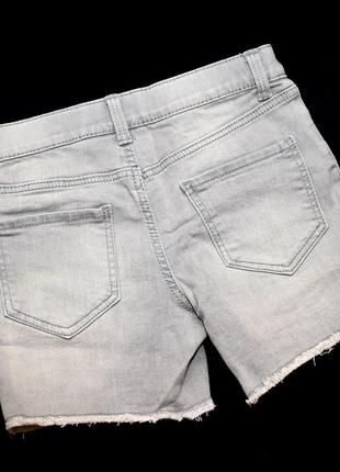 Джинсові шорти з ефектом потертості, денім oshkosh b'c gosh. distressed denim shorts2 фото