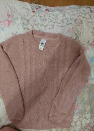 Теплий светр для дівчинки 134, 1401 фото