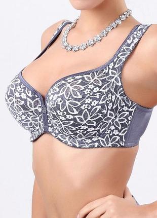 Бюстгальтер lanny mode 11558 80g 80е 80f меланж без поролону