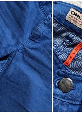 Голубые джинсы брюки унисекс, размер с-м (34-36).5 фото