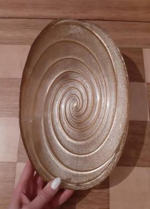 Фруктовниця жовта, золота - tornado 21х32 см san miguel