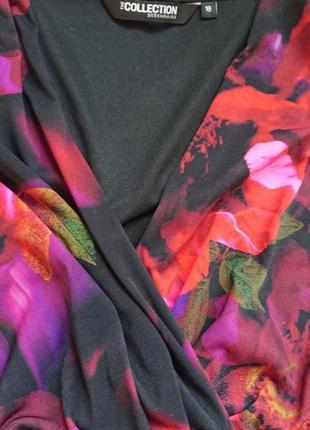 Красиве плаття максі в квіти debenhams великий розмір батал 50/52/54 сарафан2 фото