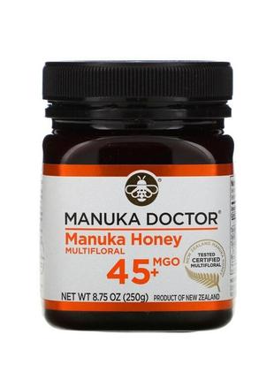 Manuka doctor мед манука из разнотравья, mgo 45+, 250 г