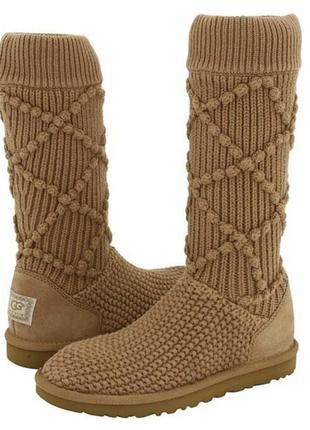 Вязанные рыжик угги ugg