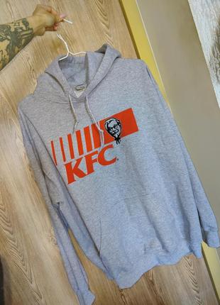 Худи оверсайз с принтом kfc