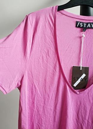 Женская  футболка  с глубоким вырезом stay швеция оригинал3 фото