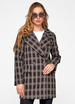 Жіноче пальто-піджак emass, розмір 42, 44, 46, чорний