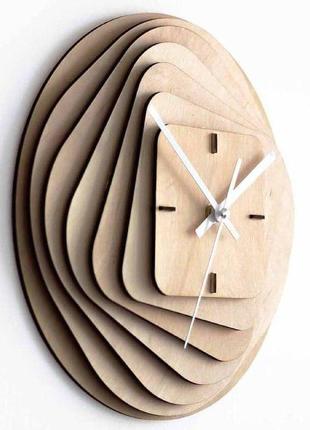 Годинник дерев'яна яний purewooddecor (а229)