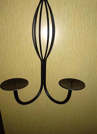 Кованые подсвечники на стену, подсвечник на стену