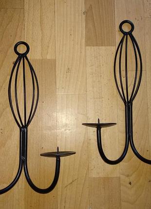 Кованые подсвечники на стену, подсвечник на стену