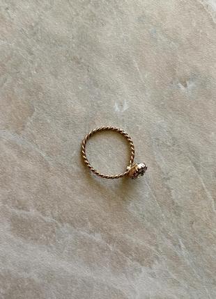 Кольцо трансформер гибкое кольцо цветочек золотое кольцо с камнями2 фото