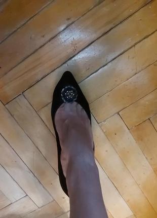 Туфли на каблуке носок узкий3 фото