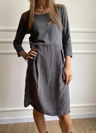 Графітове плаття сукня cos / zara, massimo dutti, h&m
