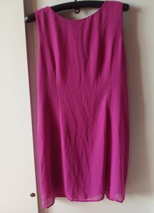 Трендова шовкова асиметрична сукня плаття фрезового кольору від бренду  bodyflirt10 фото