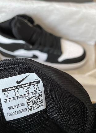 Кросівки найк айр джордан жіночі nike jordan 1 high og black white женские кроссовки найк...