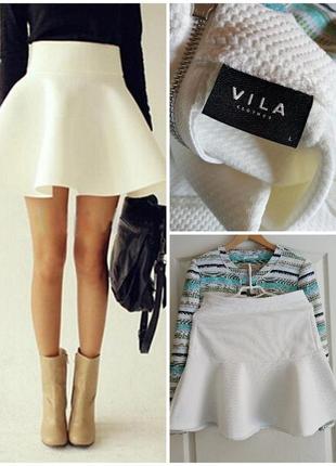 ✅фактурна спідниця-кльош vila clothes спідниця-кльош
