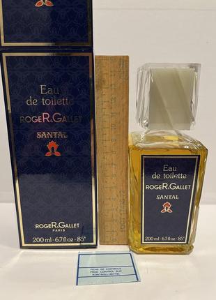 Santal roger & gallet 200 мл оригінал вінтаж туалетна вода