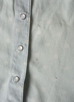 Сорочка джинсова для дівчинки 6