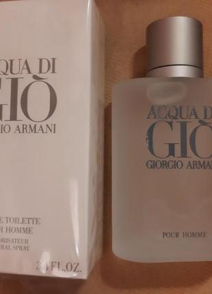 Туалетная вода giorgio armani aqua di gio 100 ml. ,