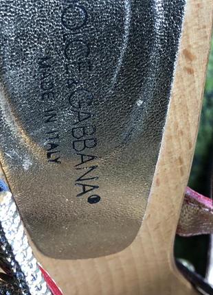 Босоножки dolce gabbana7 фото