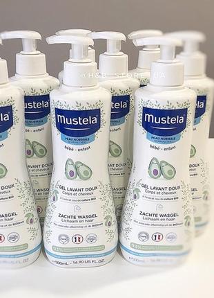 Mustela м'яка м'який очищаючий гель для голови і тіла1 фото