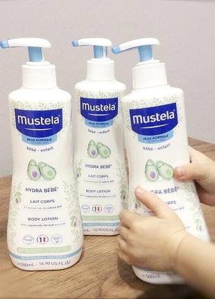 Молочко для тіла mustela hydra bebe