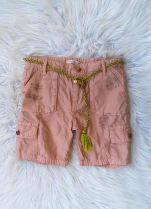Стильные милитари шорты с поясом и кулоном scotch&soda r'belle