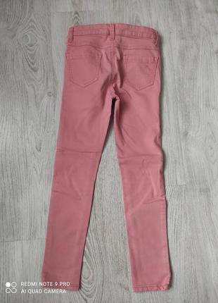 Коралловые джинсы скинни seppala girls, размер 1282 фото