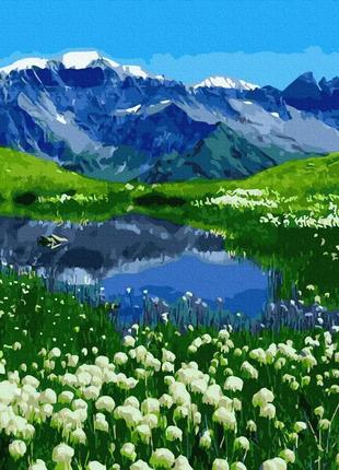 Картина по номерам альпийский пейзаж gx39458