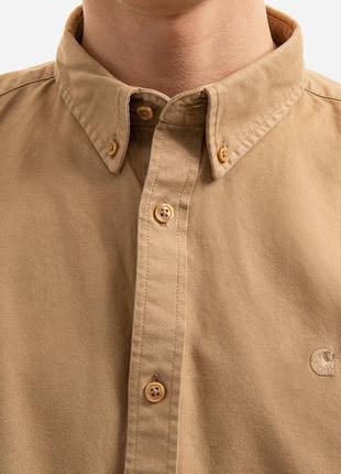 Carhartt wip longsleeve bolton shirt nomad4 фото