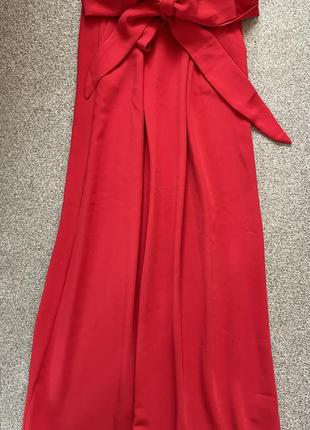 Красная юбка в пол pepaloves