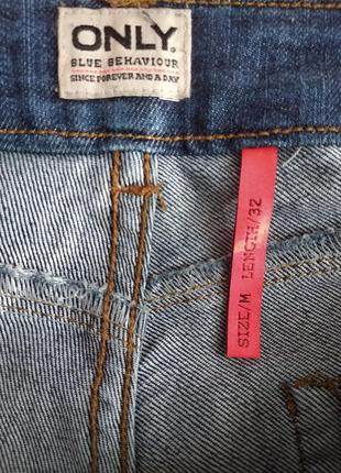Модні темносині джинси only. акція! третій товар до 51 грн в подарунок!4 фото