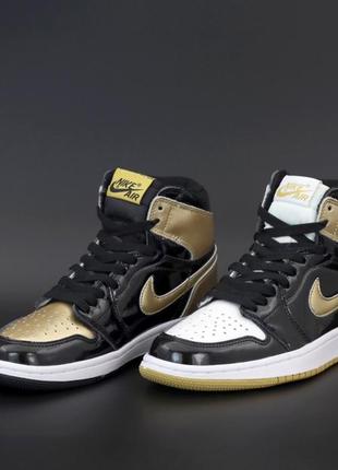 Женские кроссовки Union Jordan 4 Taupe Haze 1 mid black gold 37-384 фото