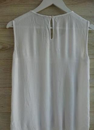 Блуза белая туника f&f uk 144 фото