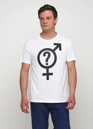 Футболка чоловіча біла benetton