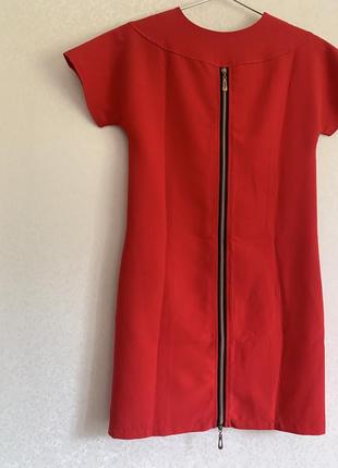 Червона сукня міні4 фото
