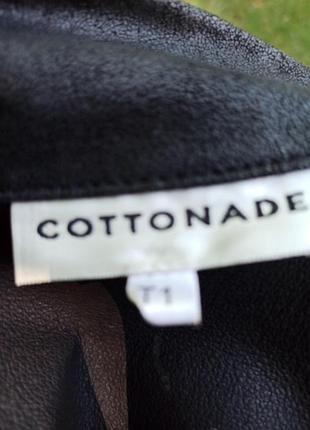 Cottonade плащ кожа винтаж 4