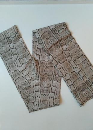 Новые капроновые легенсы в змеиный принт centro