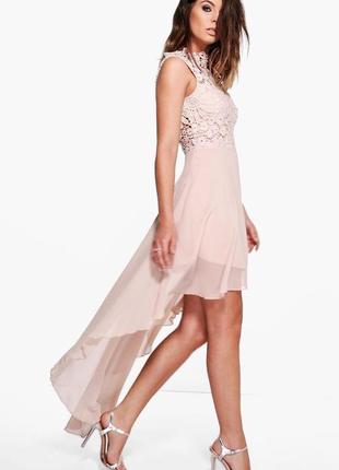 Мереживне шифонова сукня