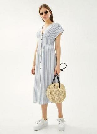 Натуральне плаття,сукня сукня bershka (h&m,zara)