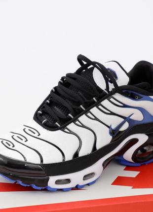 Чоловічі кросівки gorge green nike air max one color page number plus tn+ white blue 42-45