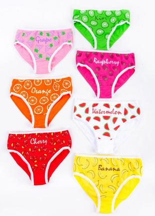 Комплект неделька, трусики для девочки, труси для дівчинки