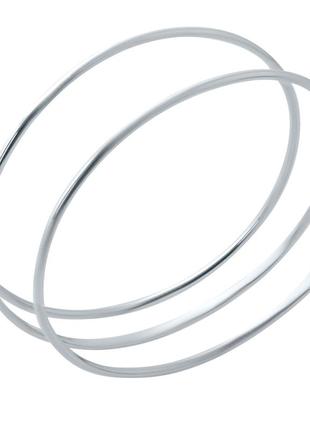 Срібний браслет без каменів undefined (безрозмірний) 2038597-adjustable