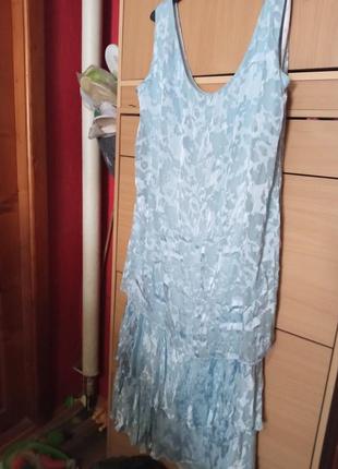 Платье-сарафан из тонкого шелка