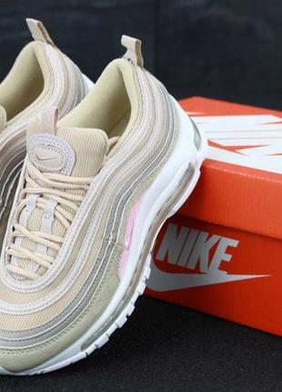 Жіночі кросівки nike air max 97 pink white 36-37-38-39-40