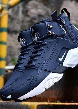 Nike huarache x acronym blue white 1 мужские кроссовки найк хуарачи синие2 фото